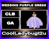 WEDDING PURPLE DRESS