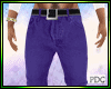 Purple jeans