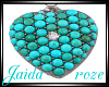 Double Hearts-Turquoise