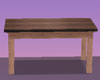 Simple wood console