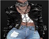 Black Leather Jacket Top