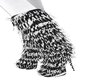 Zebra Fur Boots