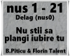 Nu stii sa plangi iubire