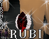 !P^ Ring RUBI VAMP Red