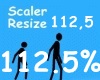 Scaler Resize 112,5%