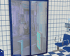 blue door