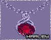 ! Ruby-Diamond Necklace