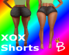 (DD) XOX Shorts blk