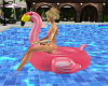 Pink Flamingo Float