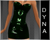 -DA- Green Latex Dress
