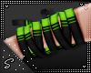 !S Right Brace Green