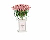 ^Pink pedestal & roses