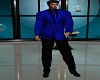 Mens Blue/Black Suit