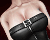N. Leather Black Dress