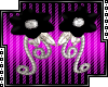 D|Black Flower Earings