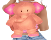 Cute Elephant Bag Pink