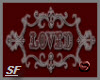 (SF) Red Loved Sticker