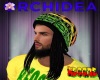 Reggae Hat & Black Hair