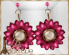 Flower Pink Earrings
