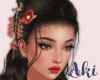 Aki Flower Hairpin .RD