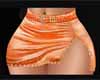 Aari Orange Rll Skirt