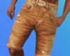 Ripped Tan Shorts (M)