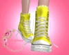 D pia yellow sneaker