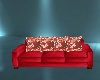 Melon Floral Couch
