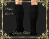 Male boot black