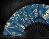 Japanese Blue Fan