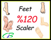 ~3~ Feet 120% Scale