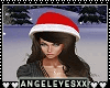 [A] Santa Hat w/Brn Hair