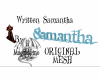 Written Smantha