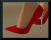 classy heals red ribbed