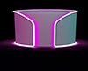 Purple neon Cylinder