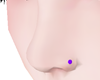 Nostril Piercing Purple