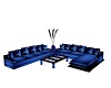 Blue Scorpion Couch Set