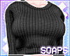 +Knitted Sweater Black