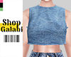 ❡ Denis Denim Top