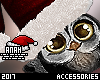 xmas owl black