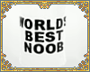 ☽ worlds best noob mug