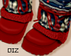 !!D Xmas Boots Maroon