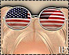 USA 4th July Glasses Up