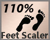 Feet Scale 110% F
