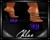 Blue Laced Platforms
