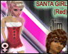 Santa Girl - Red