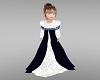 A~KID Blue Empire Gown