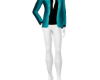 Aqua Shimmer Open Suit