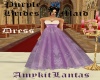 purple bride maid dress