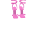 Q -WIRED HEELS - PINK F1